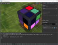 WOWCube emulator launched first example.png